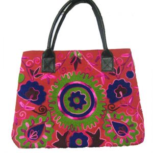 Embroidered Multi Suzani Handbag