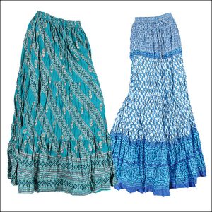Cotton Printed Long Skirts