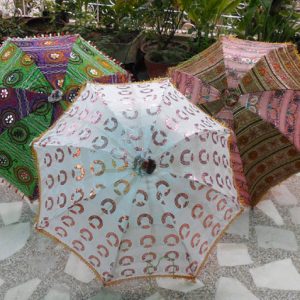 Handmade Embroidered Sun Umbrellas 