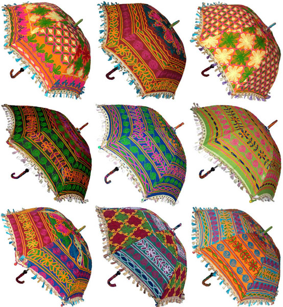 Designer Fashion Beach Umbrellas