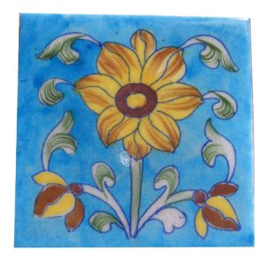 Assorted Blue Pottery Tiles
