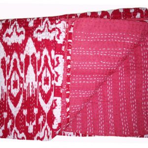 Exclusive Pink Kantha Quilts
