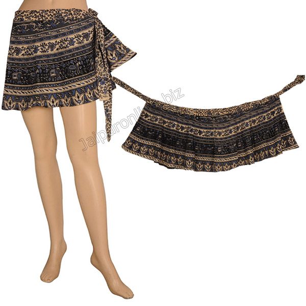 Cotton Adjustable Wrap Skirts