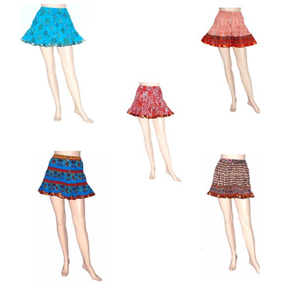 Jaipuri Designer Mini Skirt