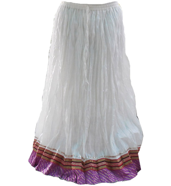 Jaipuri Floral Crinkle Skirts‎