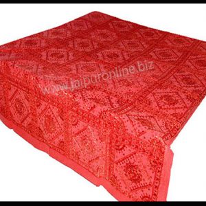 Indian Bedspread Embroidered Cover