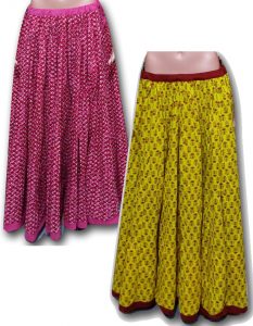 Women Cotton Ghagra Skirts