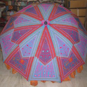 Vintage Hand Embroidered Umbrella