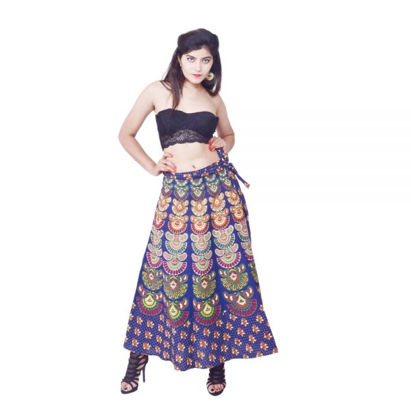Fancy Printed Wrap Skirts