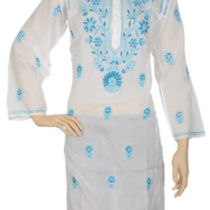 women-embroidered-cotton-long-tunics Long Kurtis